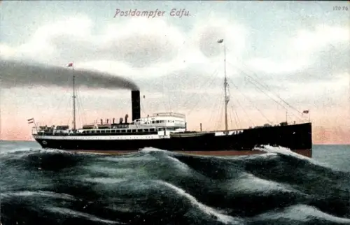 Ak Postdampfer Edfu, DOAL