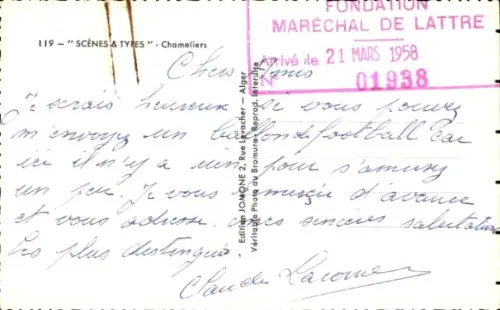 CPA Scenes et Types, Chameliers