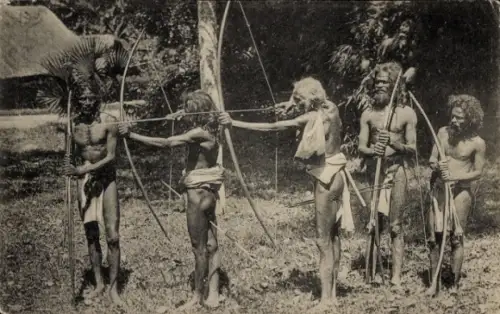 Ak Colombo Ceylon Sri Lanka, guerriers indigènes