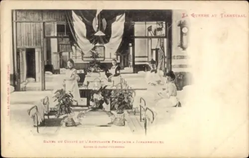 Ak Johannesburg Südafrika, Dames du Comité de l'Ambulance Française, Burenkrieg, Krankenschwestern 