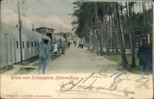 Ak Hammelburg in Unterfranken Bayern, Schießplatz