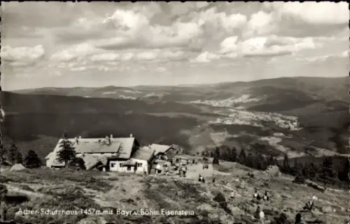 Ak Bayerisch Eisenstein in Niederbayern, Großer Arber, Arber Schutzhaus