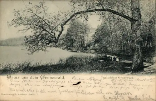 Ak Berlin Wilmersdorf Grunewald, Jagdschloss Grunewald