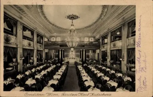 Ak Berlin Charlottenburg, Konditorei Wien, Bes. Karl Kutschera, Kurfürstendamm 26