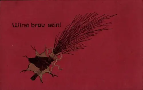 Ak Wirst brav sein!, Krampus, Rute