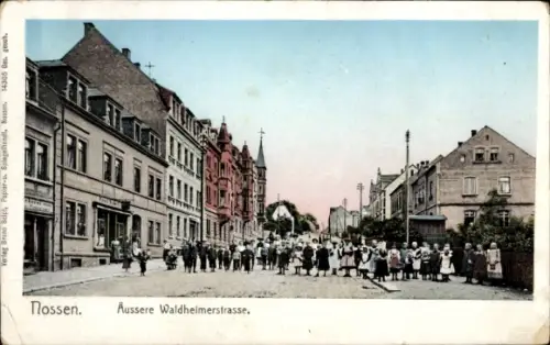Ak Nossen in Sachsen, Äussere Waldheimer Straße
