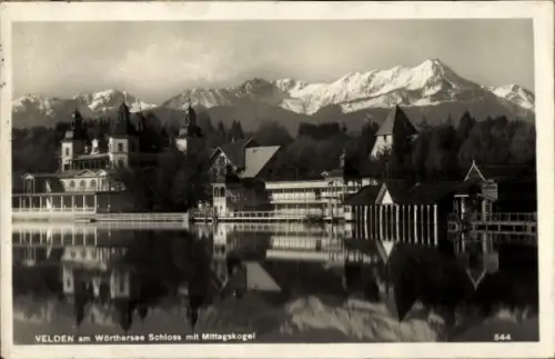 Ak Velden am Wörther See Kärnten, schöne Detailansicht