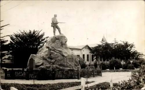 Foto Ak Namibia Deutsch Südwestafrika, Denkmal