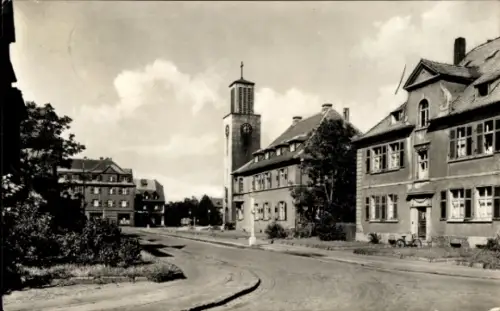 Ak Leuna an der Saale, Straße der DSF