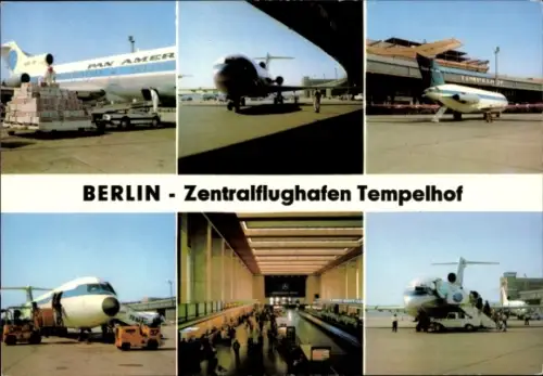 Ak Berlin Tempelhof, Zentralflughafen