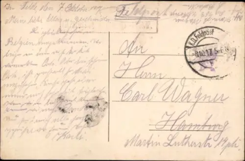 Ak Ronse Renaix Ostflandern, Rue des Jardins