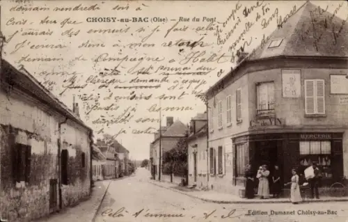 Ak Choisy-au-Bac Oise, Rue du Pont
