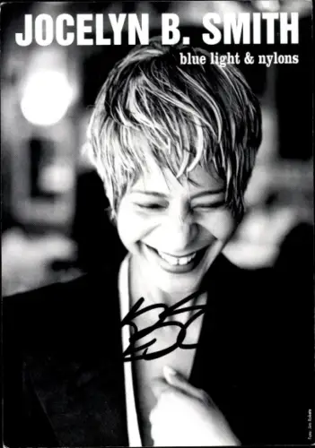 Autogrammkarte Sängerin Jocelyn B. Smith, Portrait, Autogramm
