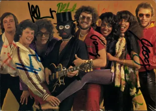 Ak Musikband Saragossa Band, Autogramm, Zabadak, Rasta Man, Malaika, Disco Boogie Boogie