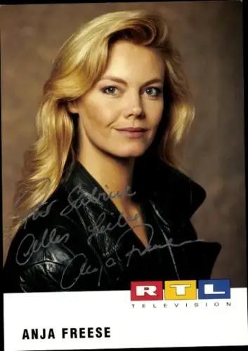 Ak Schauspielerin Anja Freese, Portrait, RTL