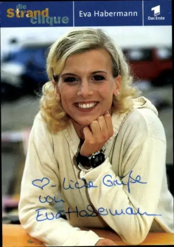 Ak Schauspielerin Eva Habermann, Portrait, Autogramm