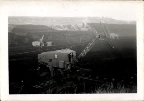Foto Tagebau, Baustelle, Maschinen