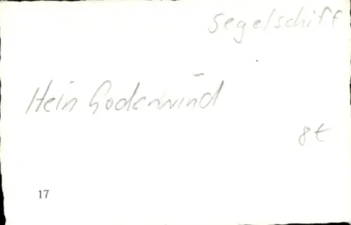 Foto Segelschiff Hein Godenwind