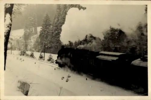 Foto Eisenbahn, Dampflokomotive, Georgenthal