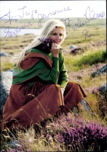 Ak Schauspielerin Marlene Charell, Portrait, Autogramm