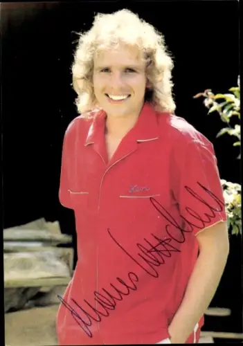 Ak Schauspieler und Moderator Thomas Gottschalk, Portrait, Autogramm