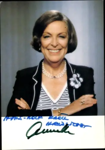 Ak Schauspielerin Anette von Aretin, Portrait, Autogramm