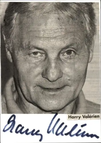 Foto Moderator Harry Valerien, Portrait, Autogramm