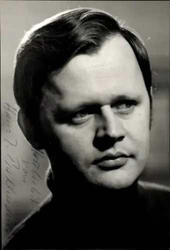 Foto Moderator Hans Ballmann, Portrait, Autogramm