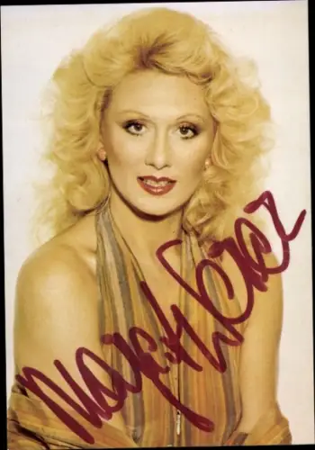 Ak Sängerin Margot Werner, Portrait, Autogramm