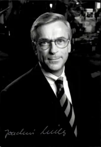 Foto Prof. Dr.-Ing. Joachim Milberg Ordentliches Vorstandsmitglied der BMW AG, Autogramm