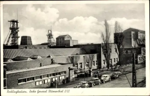 Ak Recklinghausen im Ruhrgebiet, Zeche General Blumenthal I/II