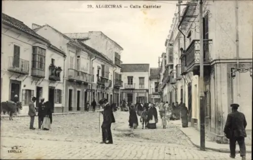 Ak Algeciras Andalusien, Calle Castelar