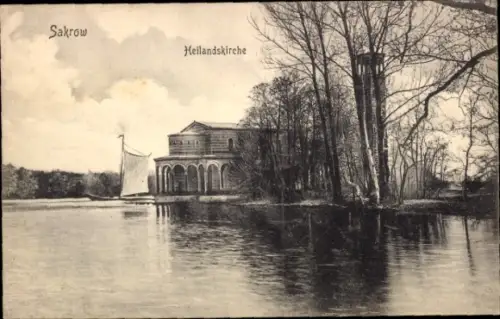 Ak Sacrow Potsdam, Heilandskirche