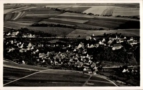 Ak Albeck Ulm an der Donau, Fliegeraufnahme
