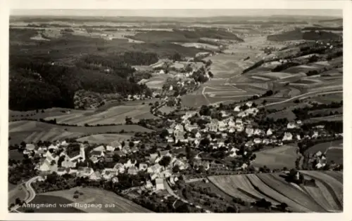 Ak Abtsgmünd Ostalbkreis, Luftaufnahme