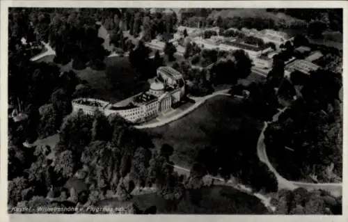 Ak Kassel in Hessen, Fliegeraufnahme, Wilhelmshöhe