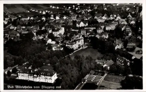 Ak Bad Wörishofen im Unterallgäu, Fliegeraufnahme