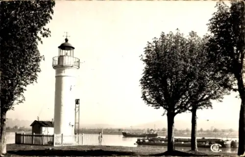 Ak Quillebeuf sur Seine Eure, Le Phare