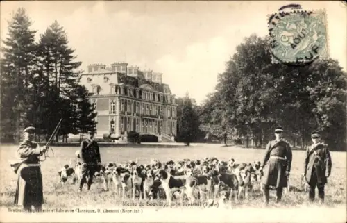 Ak Souvilly Breteuil Eure, Jagdhunde, Beagle