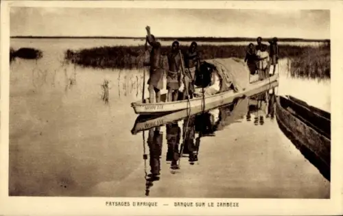 Ak Afrika, Barque su le Zambeze