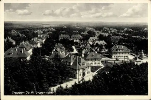 Ak Grafenwöhr in Bayern, Truppenübungsplatz