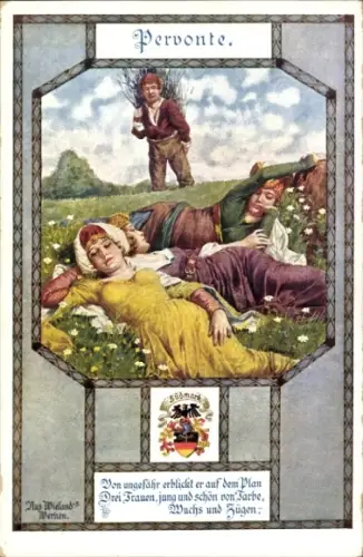 Künstler Ak Pervonte, Südmark, aus Wielands Werken
