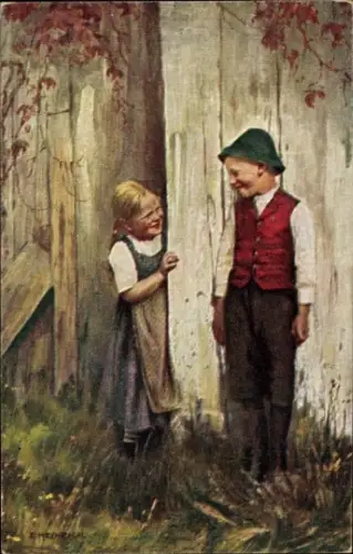 Künstler Ak Heinrich, F., Kinder, jetzt hab' ich dich