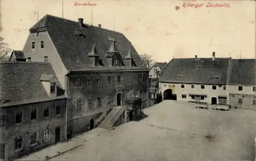 Ak Leutewitz Planitz Deila in Sachsen, Rittergut, Herrenhaus