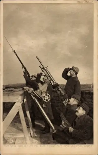 PC French Soldiers on the Look-cut