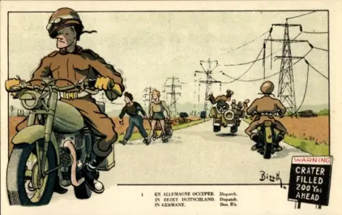 CPA Allemagne Occupee, Dispatch