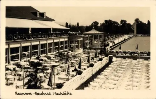 Ak Südstadt Hannover, Maschsee, Gaststätte
