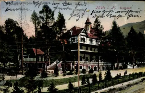 Ak Thale im Harz, Kurhaus, Nr. 15822