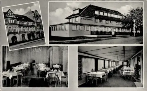 Ak Husum in Nordfriesland, Thomas Hotel, Strand Hotel St Peter Ording