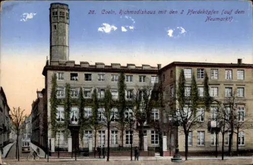 Ak Köln am Rhein, Richmodishaus mit den 2 Pferdeköpfen